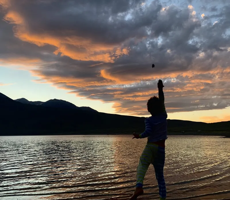 Sunset at Grant Lake