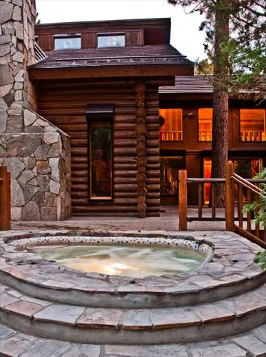 Under the log walls